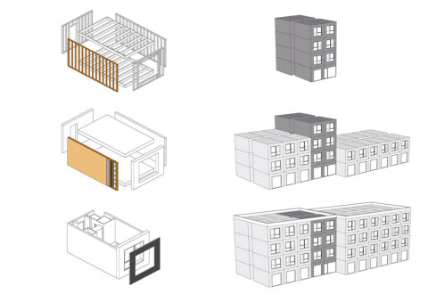 préfabrication_hors-site_crous_flint_pessac_axonométrie_modules